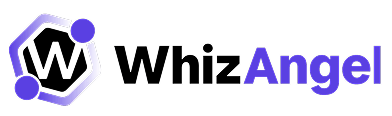 WhizAngel Black Logo